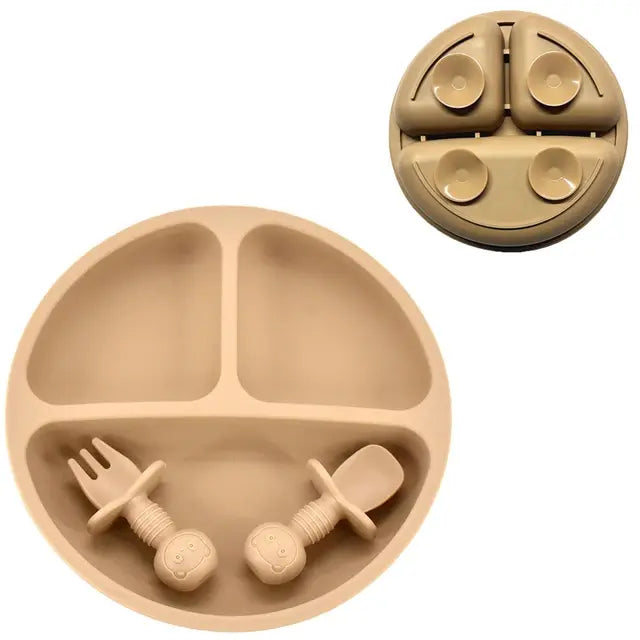 Baby Silicone Plate Set